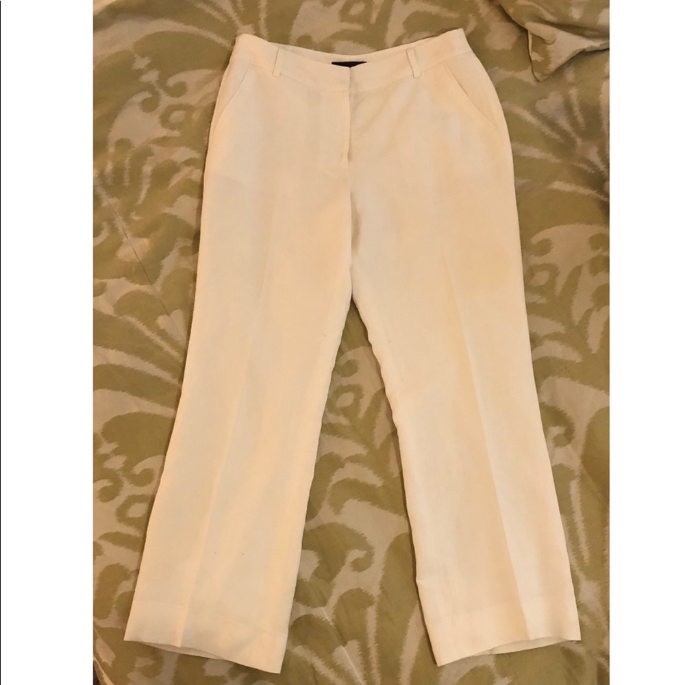Talbots - Heritage - White Linen Pants